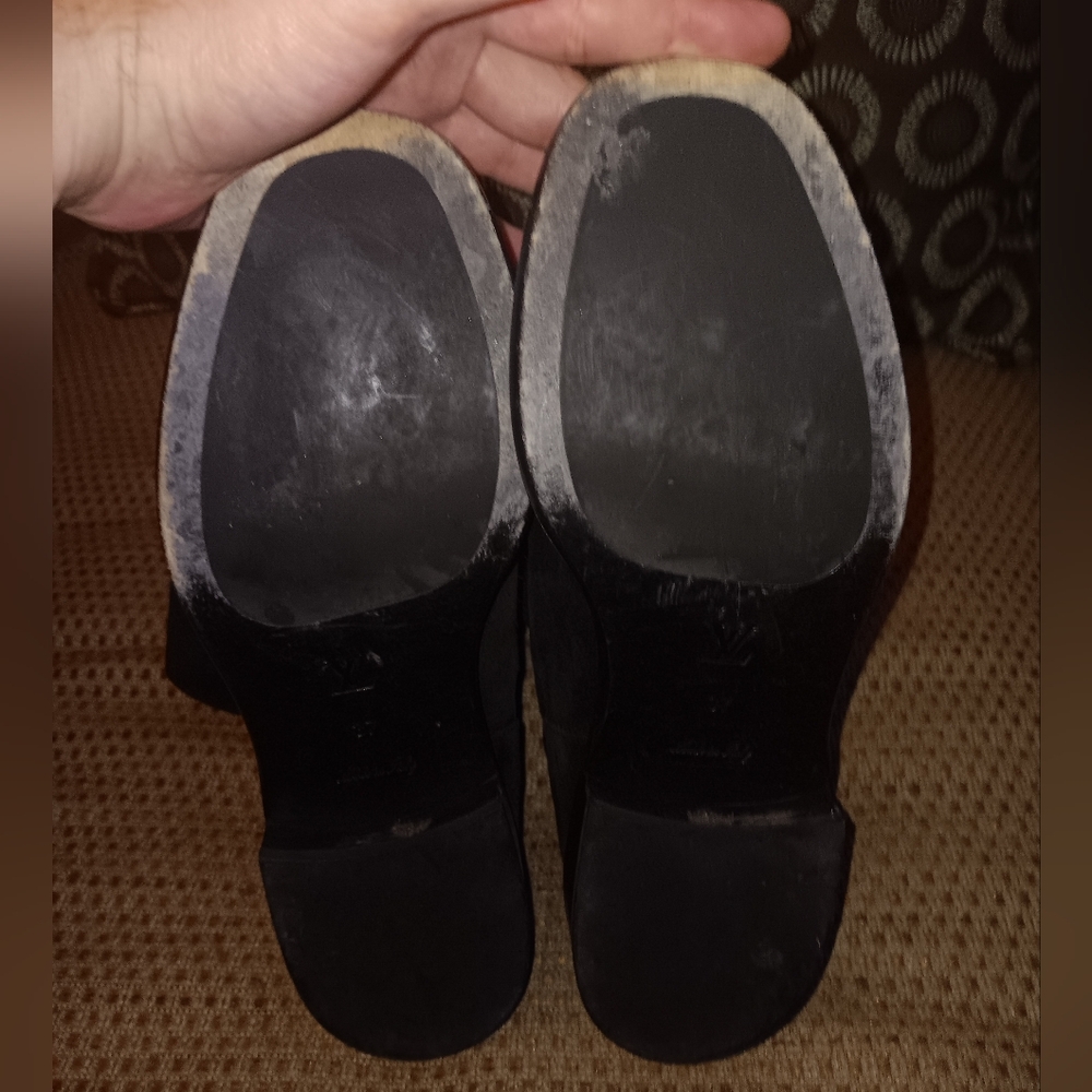Louis Vuitton Suede & Leather XL Boots Size 7 - Picture 6 of 6